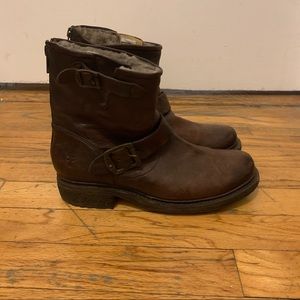 Frye Veronica Shearling Lined Short Boot